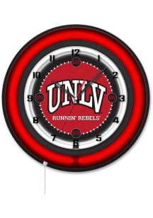 UNLV Runnin Rebels 19in Neon Wall Clock
