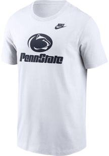 Penn State Nittany Lions White Nike Throwback Short Sleeve T Shirt