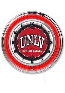 UNLV Runnin Rebels 19in Neon Wall Clock