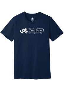 Drexel Dragons Navy Blue Summit Sportswear Charles D. Close School of Entrepreneurship Short Sleev..