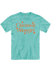 Cincinnati Womens Teal Cincinnati Showgirl Short Sleeve T-Shirt