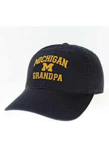 Michigan Wolverines EZA Twill Adjustable Adjustable Hat - Navy Blue