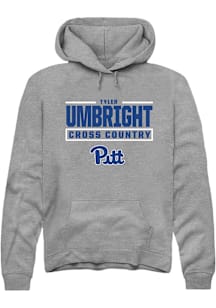 Tyler Umbright Rally Mens Graphite Pitt Panthers NIL Stacked Box Player Hood
