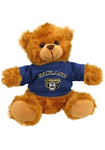 Oakland University Golden Grizzlies 6" T-Shirt Plush - Black