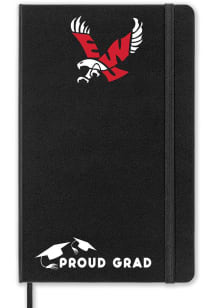 Eastern Washington Eagles Proud Grad team logo Notebook and Folder - Black