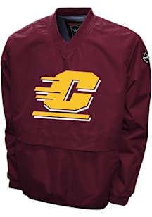 Central Michigan Chippewas Mens Maroon Windshell Pullover Jackets
