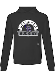 Levelwear Colorado Rockies Mens Black Relay Banner Arch Hood