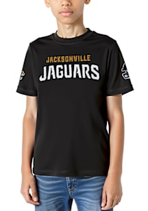 Pro Standard Jacksonville Jaguars Boys Black Classic Chenille Short Sleeve Fashion Tee
