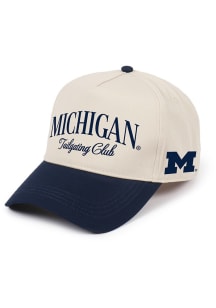 2T Ponyback Michigan Wolverines Womens Adjustable Hat - Ivory