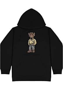 Colorado Buffaloes Mens Black Team Mascot Fashion Hood
