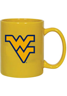 West Virginia Mountaineers 11oz Coffee Ceramic Mug - Gold