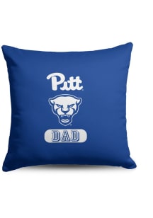Pitt Panthers Dad 18x18 Throw Pillow - Navy Blue