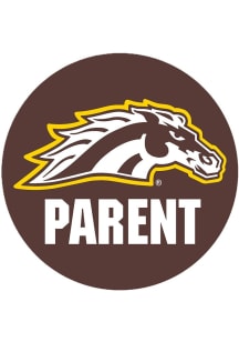 Brown Western Michigan Broncos 3&quot; Parent Button