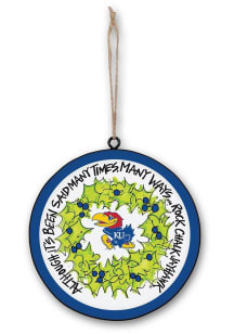Kansas Jayhawks Metal Ornament