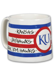 Kansas Jayhawks 16oz Stripe Mug