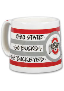 Ohio State Buckeyes 16oz Stripe Mug