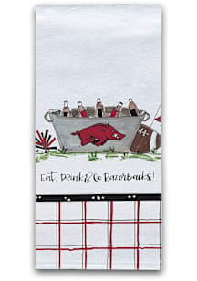 Arkansas Razorbacks Eat Drink Go Towel