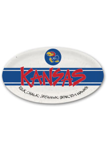 Kansas Jayhawks Rock Chalk Serving Tray