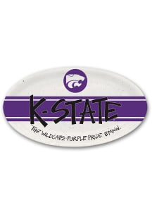 K-State Wildcats 6.75 x 12.25 Oval Melamine Serving Tray