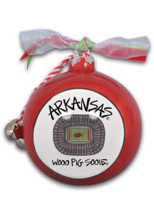 Arkansas Razorbacks 3.5 inch diameter Ornament