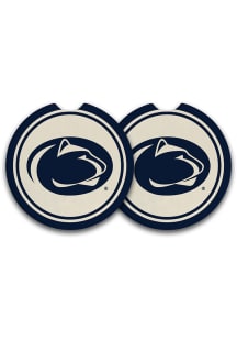 Penn State Nittany Lions 2 Pack Car Coaster - Blue