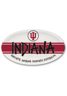 Indiana Hoosiers 6.75x12.25 Melamine Oval Serving Tray