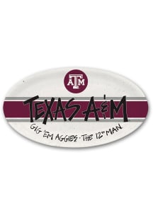 Texas A&amp;M Aggies 6.75x12.25 Melamine Oval Serving Tray