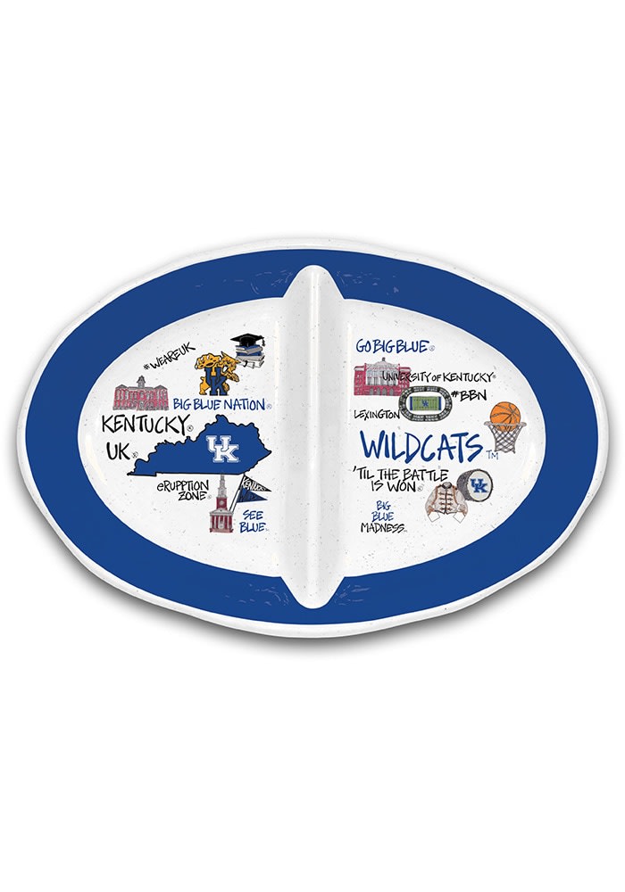 Kentucky Wildcats 16.5 inch x 11.25 inch Serving Tray