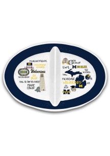 Michigan Wolverines 16.5 inch x 11.25 inch Serving Tray