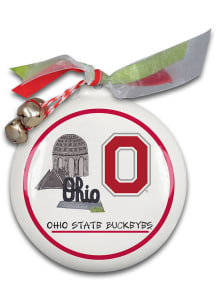 Ohio State Buckeyes 4.5 inch diameter Ornament