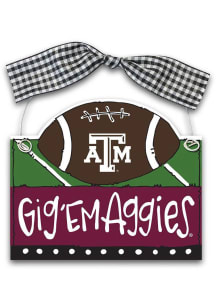 Texas A&amp;M Aggies 4.5in X 6.62in Ornament