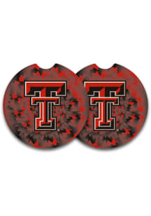 Texas Tech Red Raiders Set of 2 Car Coaster - Red