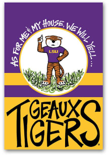 LSU Tigers 12in X 18in Garden Flag