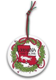Louisiana 4in Diameter Ornament
