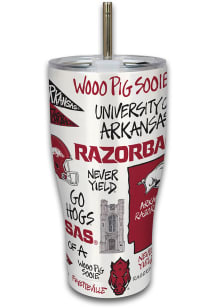 Arkansas Razorbacks Stainless Stainless Steel Tumbler - Red