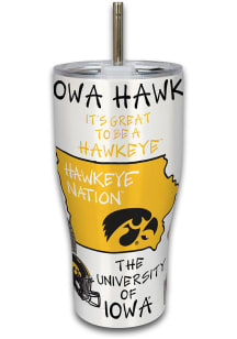 Iowa Hawkeyes Stainless Stainless Steel Tumbler - Yellow