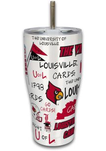 Louisville Cardinals Stainless Stainless Steel Tumbler - Red