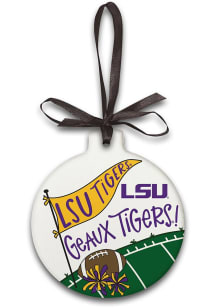 LSU Tigers Ceramic Ornament