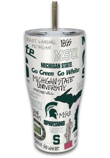 Green Michigan State Spartans Stainless Stainless Steel Tumbler