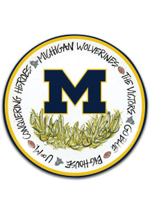 Michigan Wolverines 4pc Melamine Plate