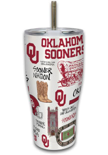 Oklahoma Sooners Stainless Stainless Steel Tumbler - Red