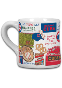 Chicago Cubs Icon Ceramic Mug - Blue