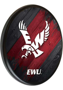 Eastern Washington Eagles Printed Sign - Black