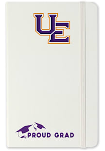 Evansville Purple Aces Proud Grad team logo Notebook and Folder - White