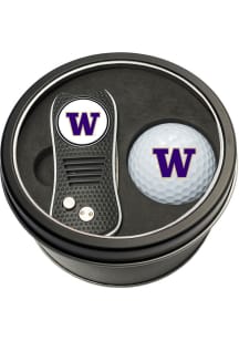 Purple Washington Huskies Switchblade Golf Ball Golf Gift Set