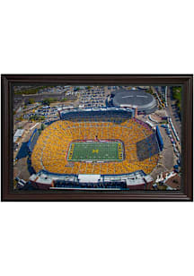 Michigan Wolverines 2025 Maize Out Game Full Bowl Picture Frame - Brown