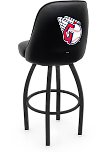 Cleveland Guardians Padded Swivel Pub Stool - Black