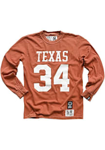 Ricky Williams Texas Longhorns Burnt Orange Football Ricky Williams Football Long Sleeve Player T..