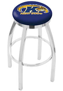 Kent State Golden Flashes Chrome Pub Stool - Silver
