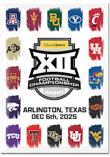 Big 12 2025 BIG12 Football Championship 2x3 Magnet